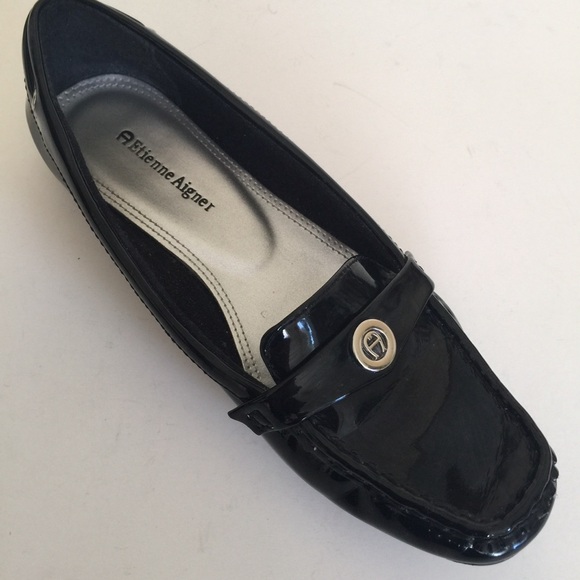 ETIENNE AIGNER Black Shoes 6.5 - Picture 2 of 6